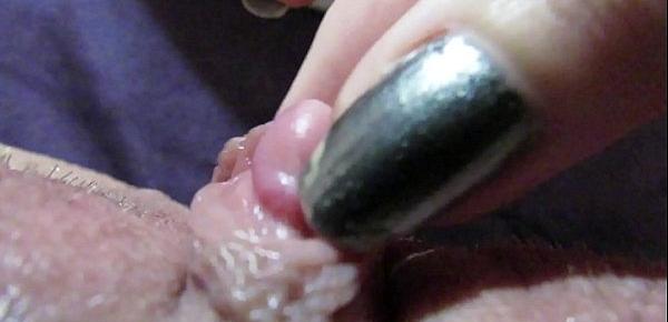 Extreme close up Big clit pussy squirting orgasm clitoris torturing masturbation